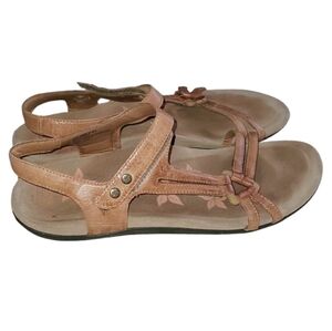 Abeo Strappy Natural Leather Sandals